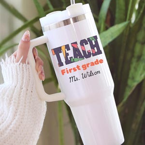 Teacher Appreciation Gift Bulk, Personalized Teacher 40oz Tumbler, Teacher Gift, Teacher Week, Back to School Gift, Thank You Gift Teacher