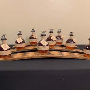 Blantons Display Blantons Bottle display Blantons stopper display Blantons barrel stave display Barrel decor bourbon whiskey bottle.