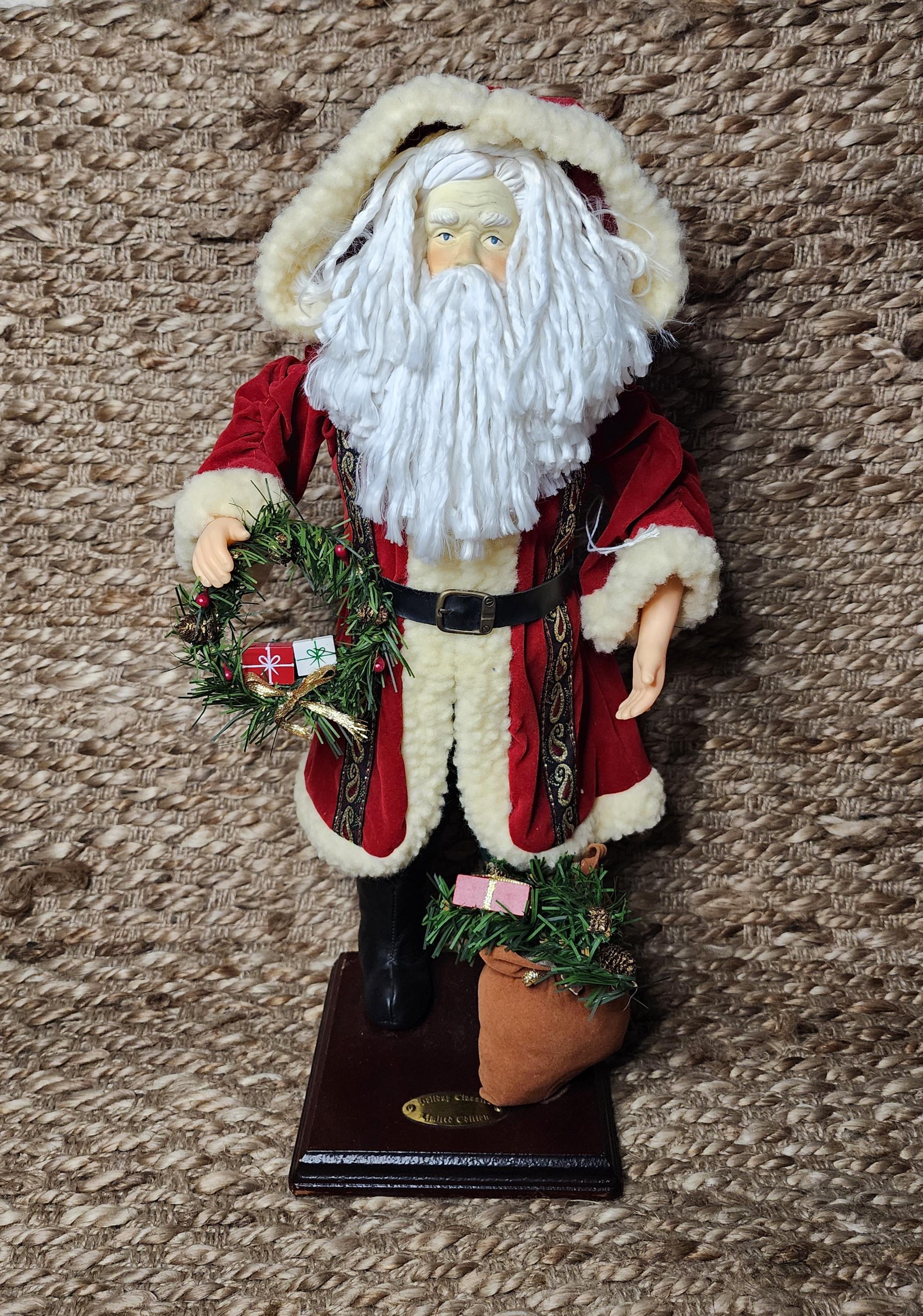 Vintage Holiday Classic SANTA CLAUS 18” Father Christmas Figure