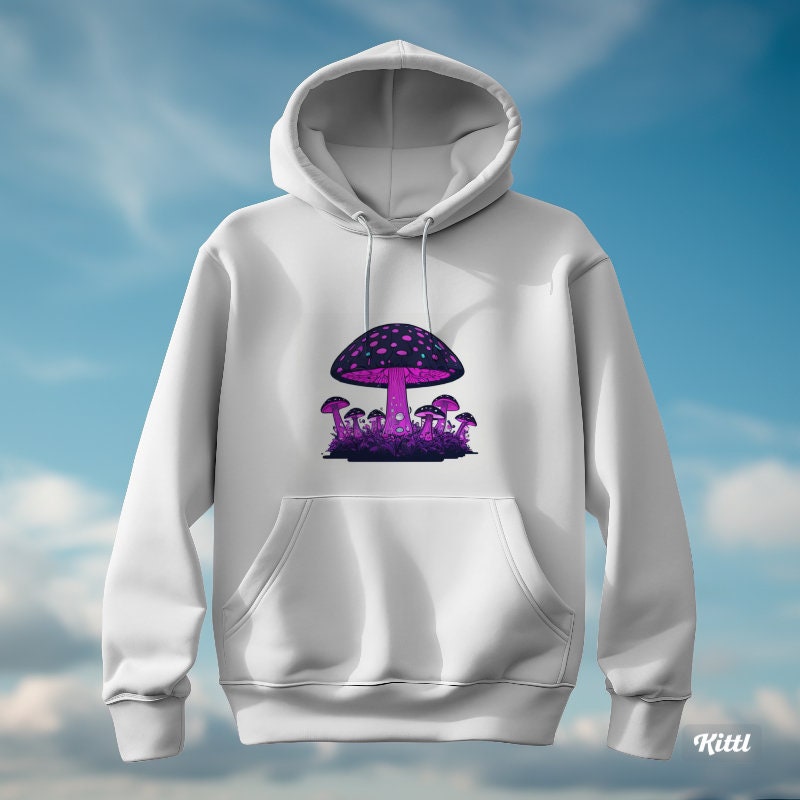 Mushroom Hoodie, Trippy Mushroom, Mushroom Lover Gift, Mushroom Gift ...