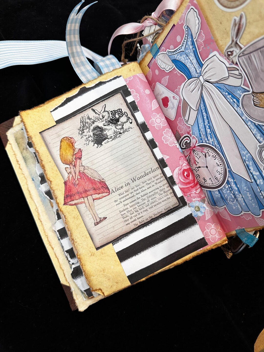Alice in Wonderland Junk Journal - Etsy