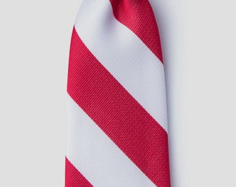 Kappa Alpha Psi Crimson and Cream Necktie