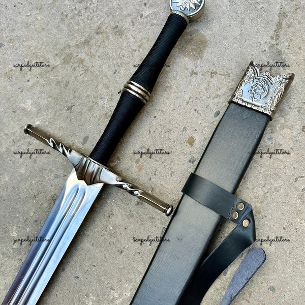 Custom Handmade Witcher Sword, The Witcher 3 Wild Hunt Geralt of Rivia Limited edition Replica Sword /Gift For Him/ Husband /Birthday/father