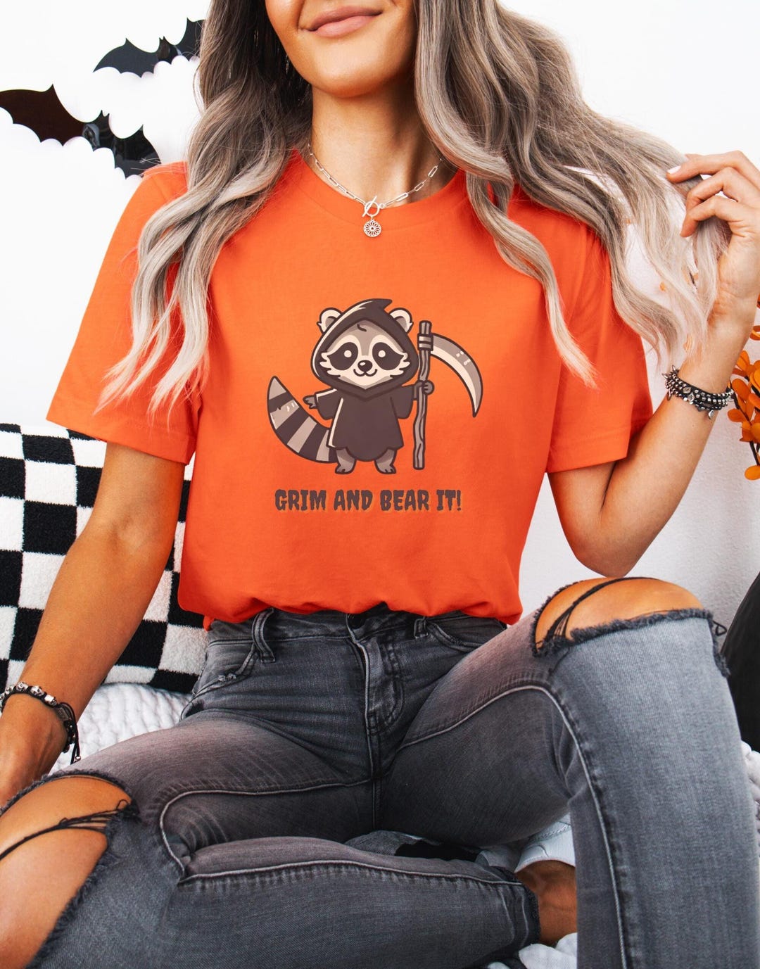 Racoon Reeper Raccoon Grim Reaper Shirt, Funny Raccoon Shirt, Halloween Costume, Grim ...