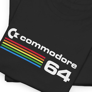 Koszulka z logo Commodore 64 retro