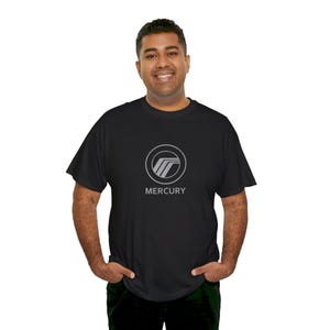 Vintage Logo Mercury Car Company Tshirt