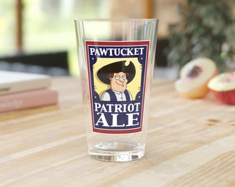 Pawtucket Patriot Ale Pint Glass