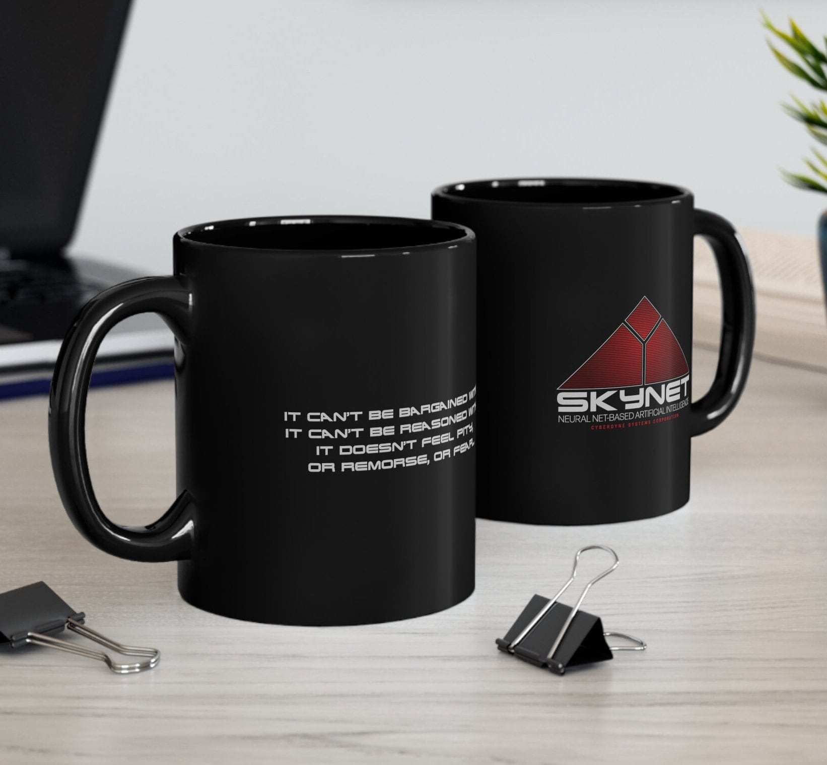 Terminator Mug Skynet mug Cyberdyne coffee Kyle Reese Terminator Quote Mug