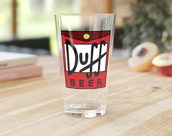 Duff Beer Simpsons Pint Glass