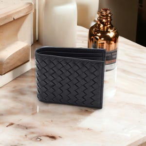 Cartera de piel napa premium Kuze Clan (negra)