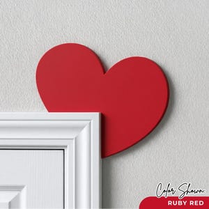 Red Heart Door and Window Frame Topper - Valentine's Day Door Frame Decoration - Heart Door Decorations - Cute Valentine's Day Decorations
