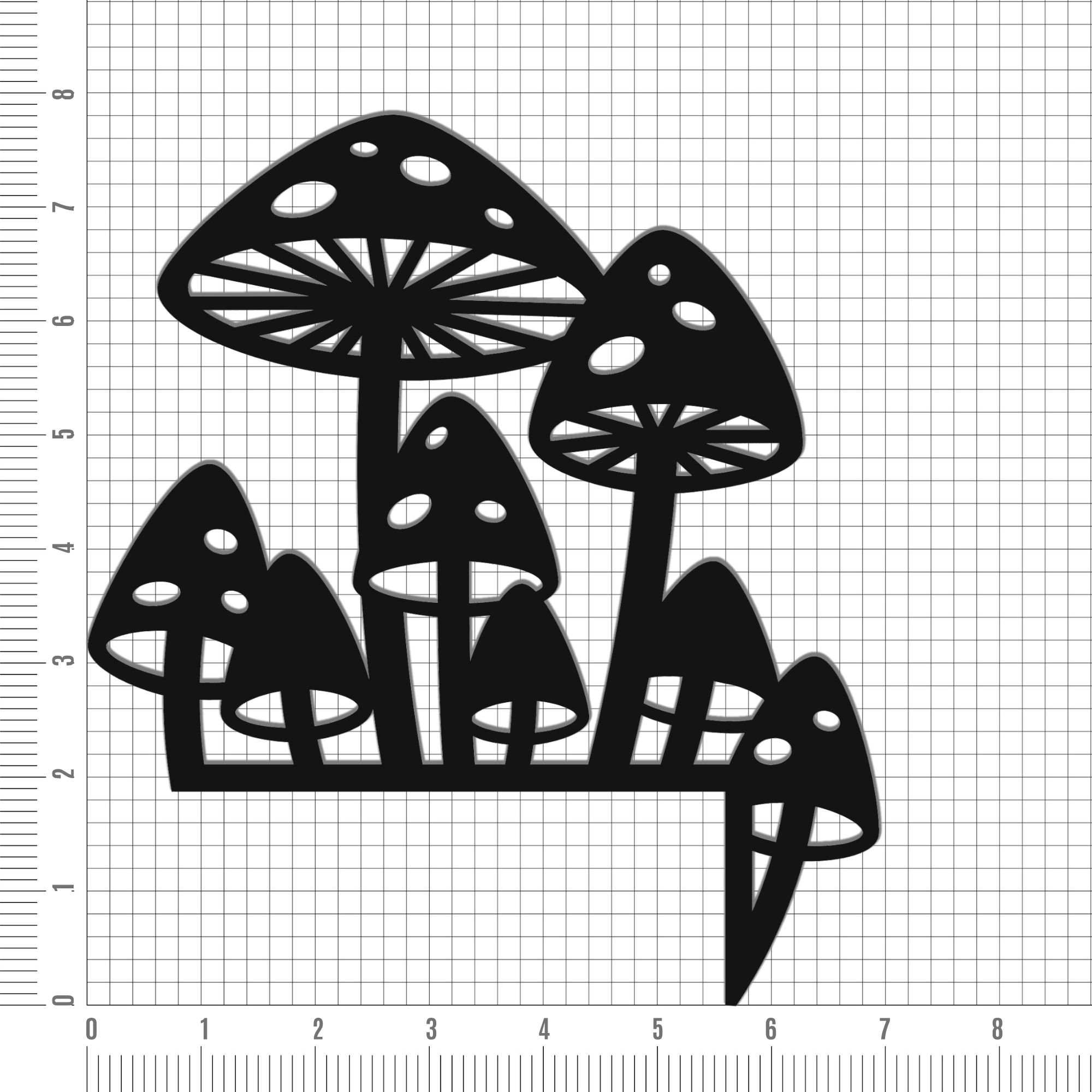 Reversible Mushroom Door Corner Mushroom Door Topper Mushroom Door