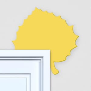 Yellow Aspen Leaf Door Frame Topper - Autumn Door Corner - Autumn Leaf Door Topper - Autumn Door Decorations - Fall Home Decorations