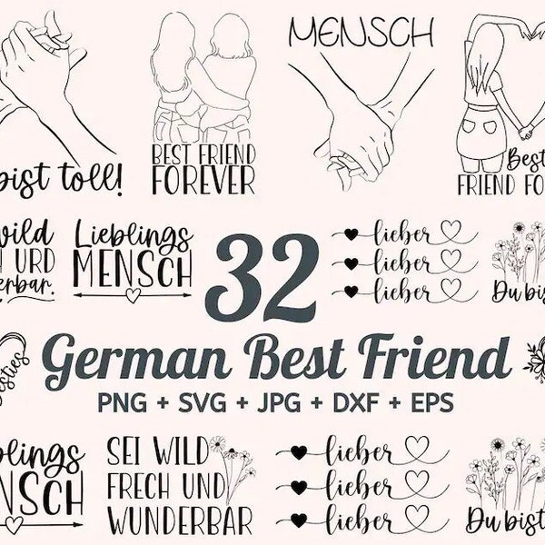 Plotterdatei Beste Freundin SVG, Beste Freunde SVG Bundle, Freundschaft Svg, Schwerster SVG, Freundschaft Zitate svg, Friends svg