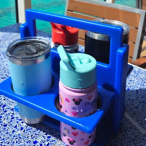 Drink Caddy, Yeti Holder, Drink Holder, Camping Gift Ideas, Reusable Drink Carrier, Gifts For Him, Gifts For Dad, Stanley Holder, Father&#39;s