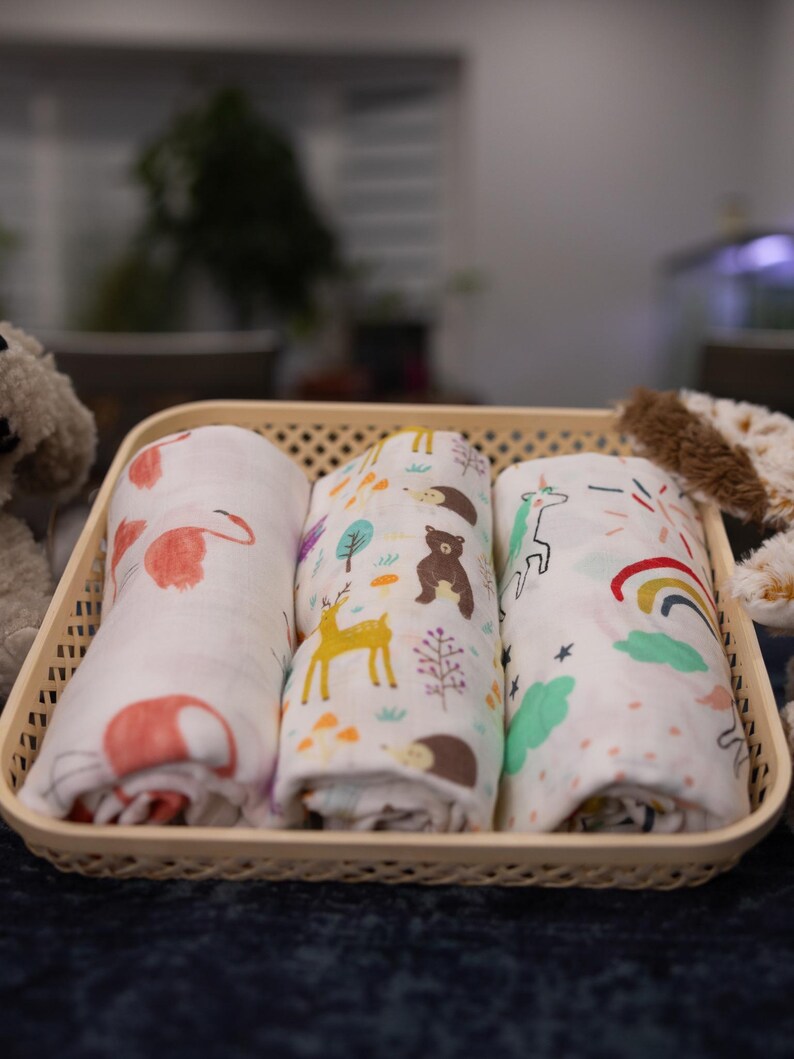 Personalized Baby Gift Box | Gender Neutral Welcome Home Set| Embroidered Baby Clothes image 17