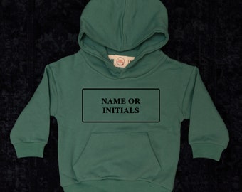 Custom embroidered hoodie| baby hoodie| kids pullover| organic cotton hoodie