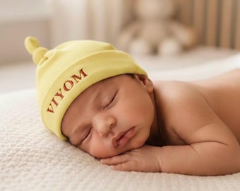 Custom Baby Hat| Knotted Hat| Cotton Newborn Hat
