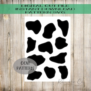 Cow Print svg png cow spot Laser Cut Digital File Stencil pattern