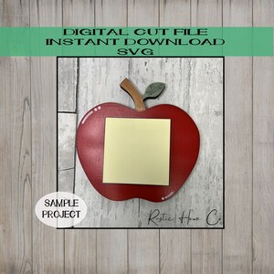 Teacher Gift, Teacher Post it Note holder, sticky note, teacher appreciation, svg Laser Digital File Glowforge Ready, personalized