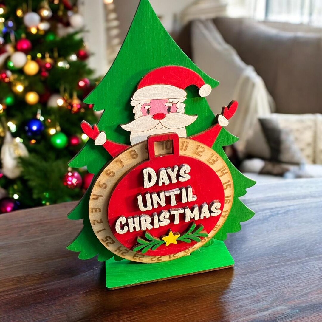 Tree Countdown Poster Christmas Countdown Tree - Etsy