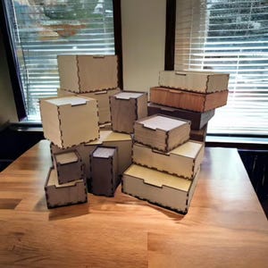 Custom Wooden Boxes with Lid - Personalized Storage and Gift Box, Keepsake Organizer, Rustic Handmade Wood Container for Home and Office