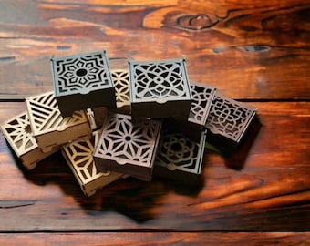 Handcrafted Wooden Keepsake Box: Rustic Jewelry Organizer