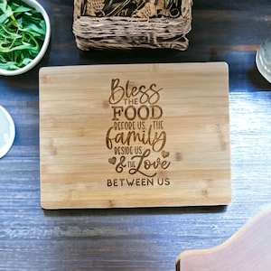 Engraved Bamboo Cutting Board