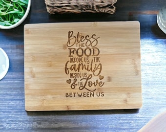 Engraved Bamboo Cutting Board