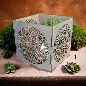 Wooden Tea Light Holder