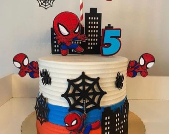 Spider Cake topper /  Spider party / Spider decor / Spider cake