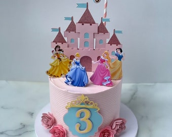 Princess Cake topper /  Princess party / Princess decor / Princess cake