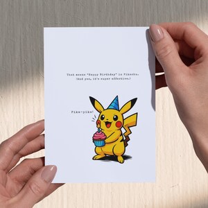Digital Birthday Card - Pikachu - Star Wars Card - Happy Birthday - Birthday - Grand Admiral - Instant Download