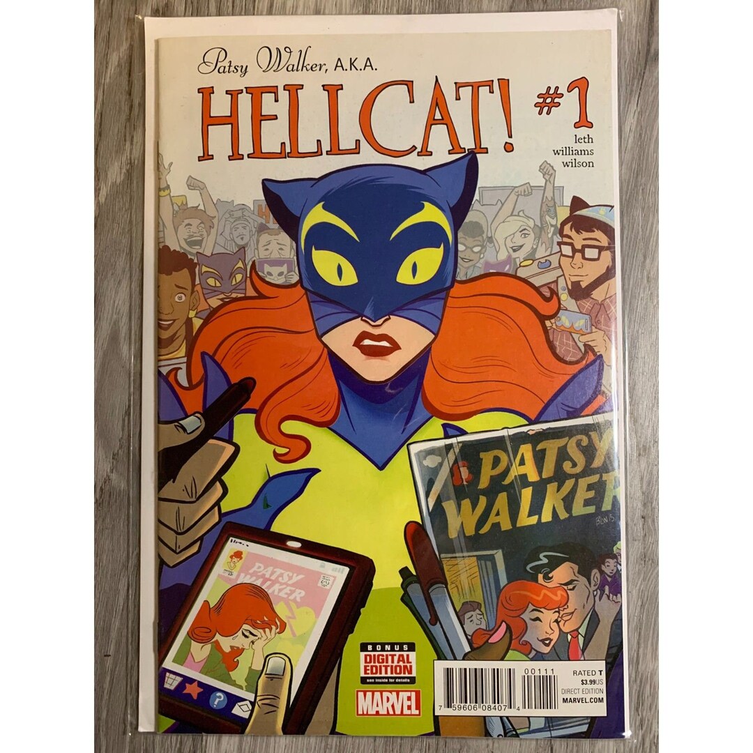 Patsy Walker, A.K.A. HELLCAT 1 2015 Marvel Comics Comicbook - Etsy