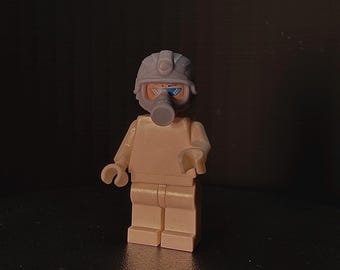 LayBrickDesign “Firefighter Helmet V1 “Sentinel” – Compatible with LEGO® Minifigures, Resin Figure Accessory 1:45”