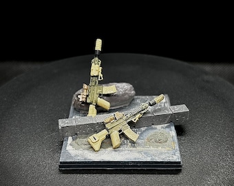 LayBrickDesign Tactical Painted Hk416 A8