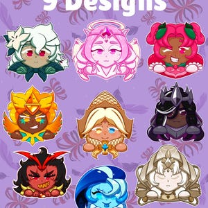 Zawieszki do telefonów Chibi z Cookie Run Kingdom