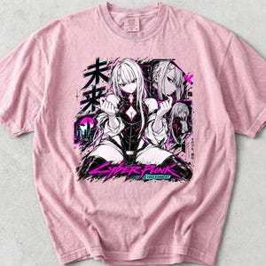 Lucy Cyberpunk Edgerunners Shirt, Night City Netrunner Anime Tee, Sci Fi Gaming Graphic T Shirt, Otaku Gift