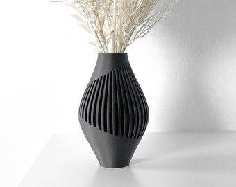 The Rinex Vase STL 3D Print File, Digital Download for 3D Printing, Home Decor Vase for Flowers and Plants