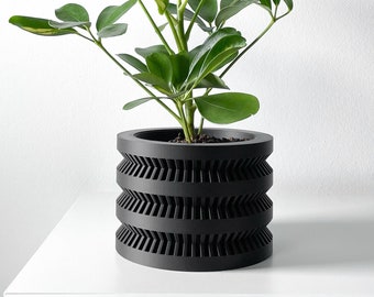 The Civen Planter Pot STL 3D Print File, Digital Download for 3D Printing, Home Decor Planter for Plants & Flowers