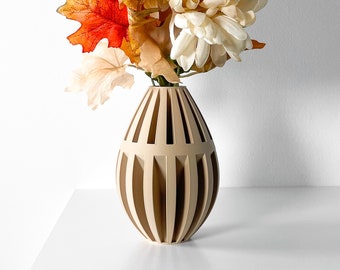 The Dansi Vase STL 3D Print File, Digital Download for 3D Printing, Home Decor Vase for Flowers and Plants