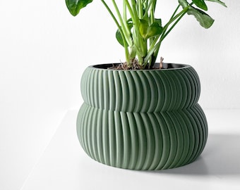 The Quarn Planter Pot STL 3D Print File, Digital Download for 3D Printing, Home Decor Planter for Plants & Flowers