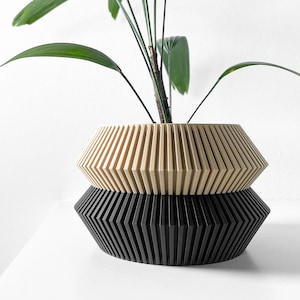 The Wenra Planter Pot STL 3D Print File, Digital Download for 3D Printing, Home Decor Planter for Plants & Flowers