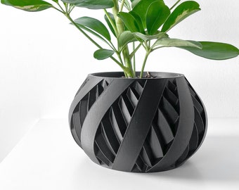 The Silvo Planter Pot STL 3D Print File, Digital Download for 3D Printing, Home Decor Planter for Plants & Flowers