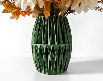 The Reni Vase STL 3D Print File, Digital Download for 3D Printing, Home Decor Vase for Flowers and Plants