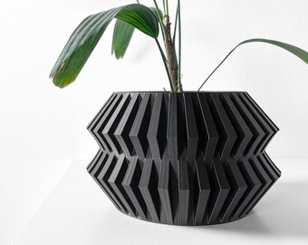 The Risae Planter Pot STL 3D Print File, Digital Download for 3D Printing, Home Decor Planter for Plants & Flowers