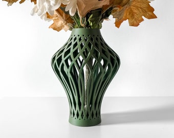 The Alano Vase STL 3D Print File, Digital Download for 3D Printing, Home Decor Vase for Flowers and Plants