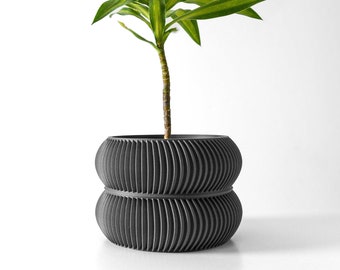 The Miko Planter Pot STL 3D Print File, Digital Download for 3D Printing, Home Decor Planter for Plants & Flowers