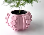 Heart Planter Pot STL File: 3D Print Home Decor (Digital Download)