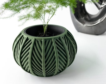 The Lorv Planter Pot STL 3D Print File, Digital Download for 3D Printing, Home Decor Planter for Plants & Flowers